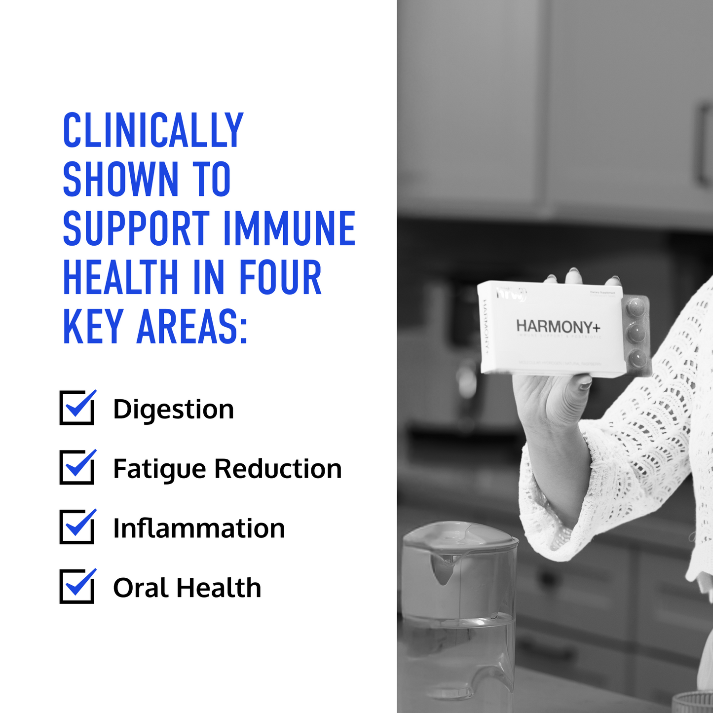 HARMONY+  | H2 Immune Postbiotics & Micronutrients