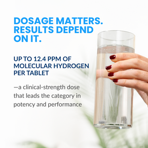 REJUVENATION | Molecular Hydrogen Water Tablets - 12.4 PPM H2 + Magnesium | Drink HRW