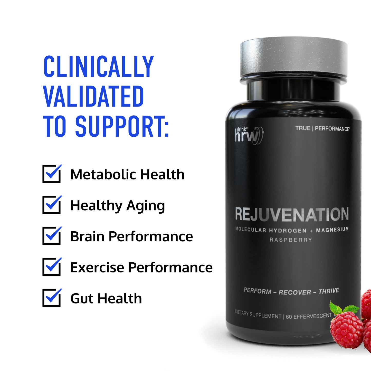 REJUVENATION Raspberry | Molecular Hydrogen Water Tablets