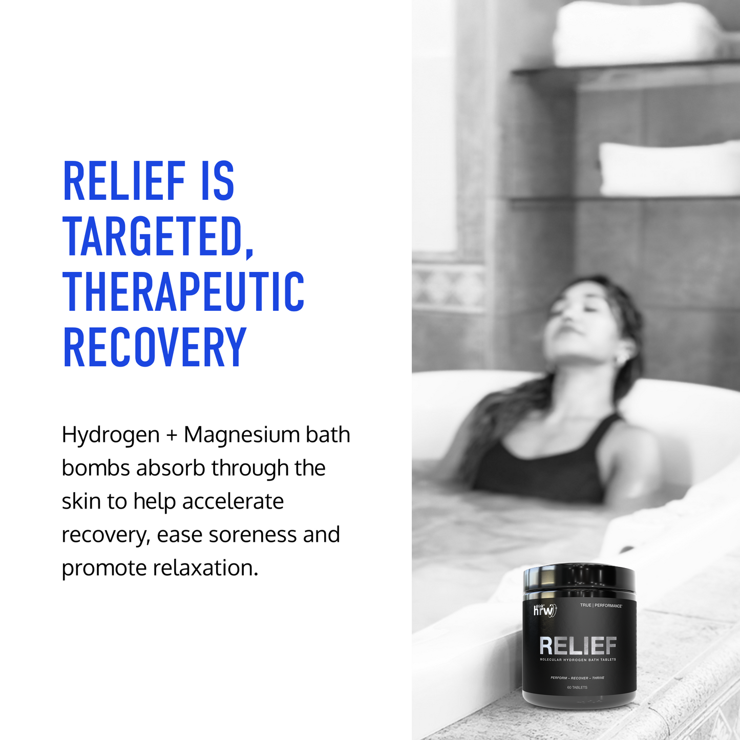 RELIEF | Hydrogen Bath Bomb Tablets