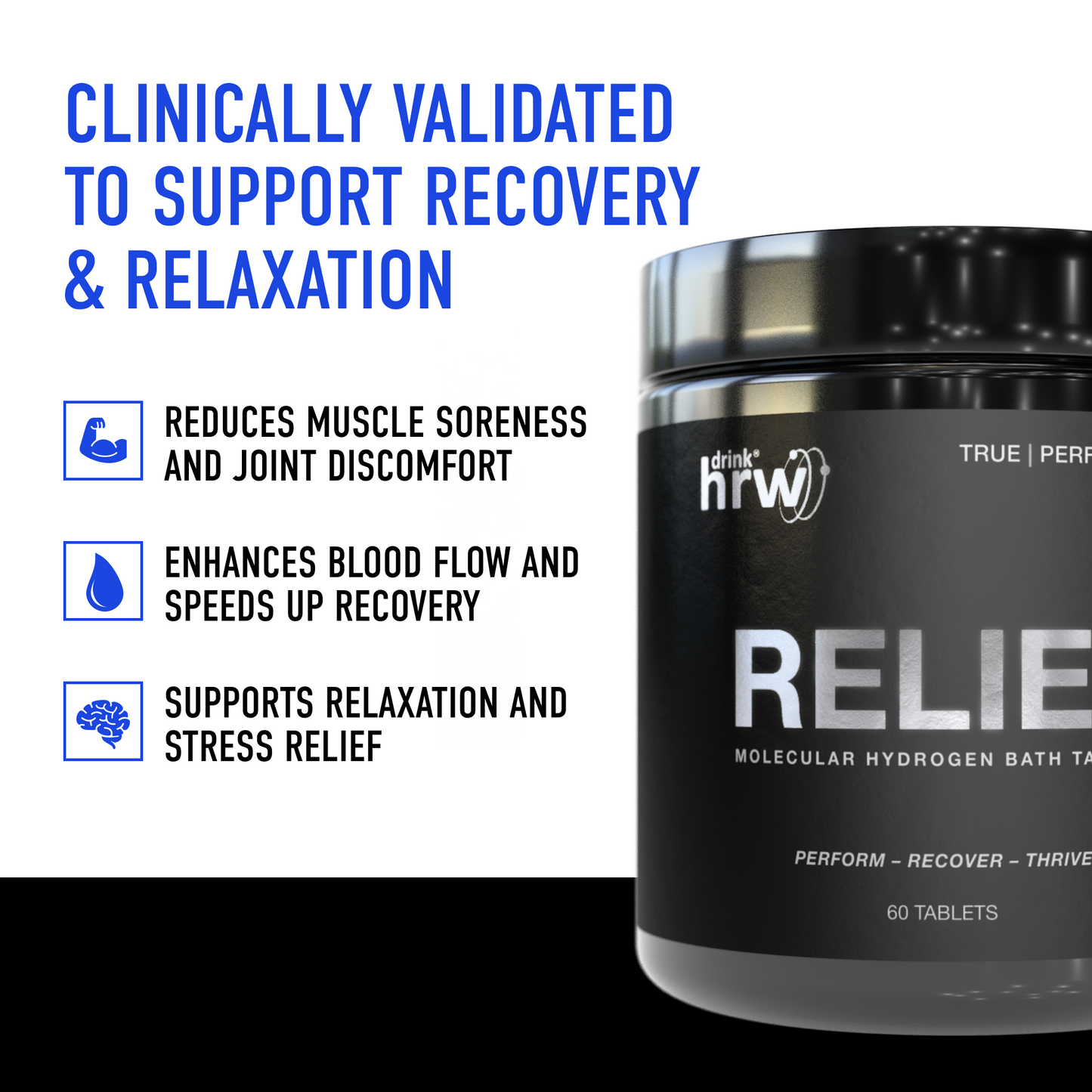 RELIEF | Hydrogen Bath Bomb Tablets